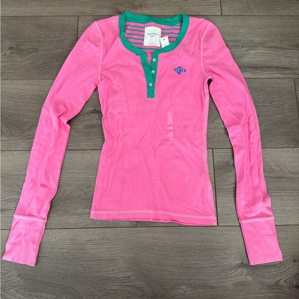 Gilly Hicks pink & green pajama set